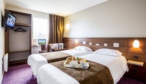 Habitación con 1 cama doble o 2 individuales