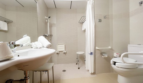 Habitación doble, accesible para personas con discapacidad (2 beds)