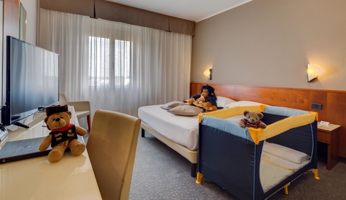 Habitación familiar, varias camas