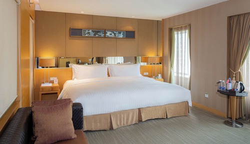 Habitación de lujo, 1 cama de matrimonio grande, vistas a la ciudad