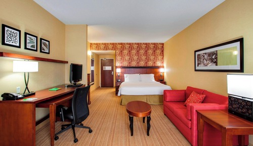 Habitación, 1 cama de matrimonio grande con sofá cama