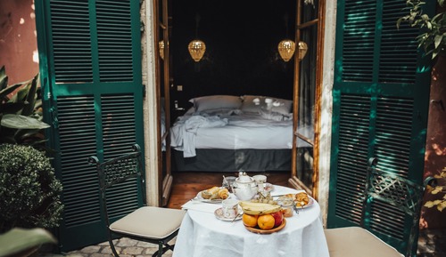 Suite junior, terraza