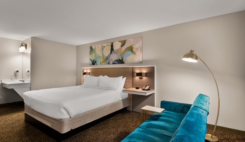 Suite estudio, 1 cama de matrimonio grande, no fumadores, vistas al jardín