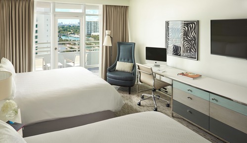 Habitación Deluxe, 2 camas de matrimonio, balcón