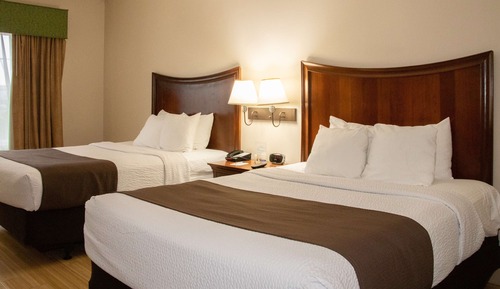 Habitación estándar, 2 camas de matrimonio, no fumadores, frigorífico y microondas