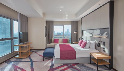 Suite junior, 1 cama de matrimonio grande, Acceso al salón del club (Low Floor)