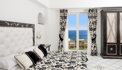 Habitación Deluxe doble, terraza, vistas al mar