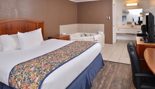 Habitación, 1 cama de matrimonio grande, no fumadores, bañera de hidromasaje