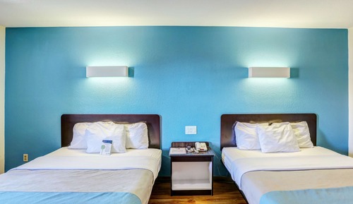 Habitación estándar, 2 camas de matrimonio, accesible para personas con discapacidad, fumadores