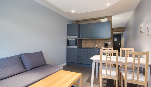 Estudio, 1 cama doble con sofá cama