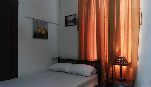 Habitación cuádruple Confort, 1 habitación, baño privado, en la zona del jardín