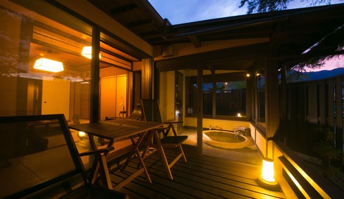 Habitación tradicional, 2 habitaciones, no fumadores (Japanese Style, Semi-open-air Bath)