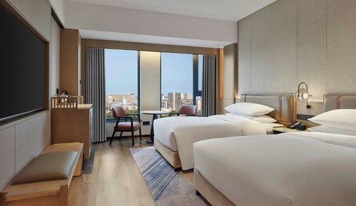 Habitación Deluxe, 2 camas dobles, vistas a la ciudad