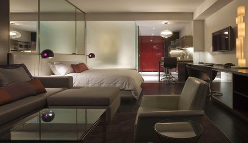 Suite estudio, vistas a la ciudad