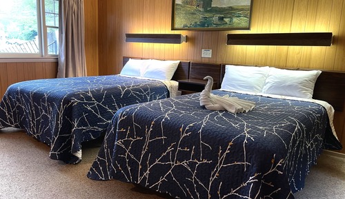 Habitación Deluxe, 2 camas de matrimonio, vistas al río
