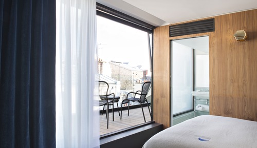 Habitación Deluxe doble, terraza (Spa Access)