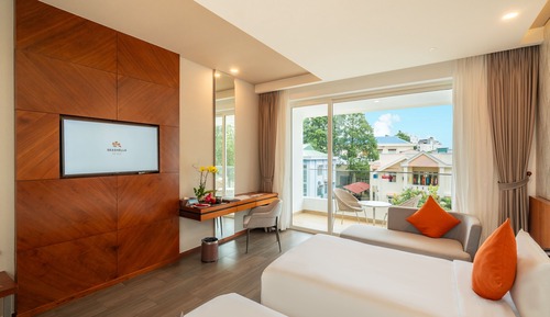 Habitación clásica con 2 camas individuales, vistas a la ciudad