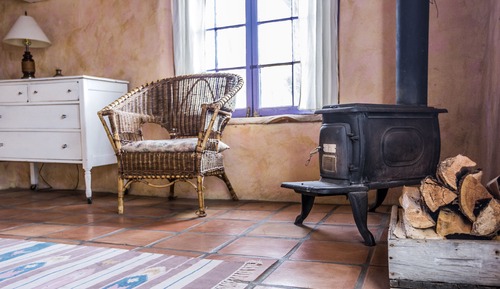 Casa de campo estándar, 1 cama de matrimonio con sofá cama (Pond Casita)