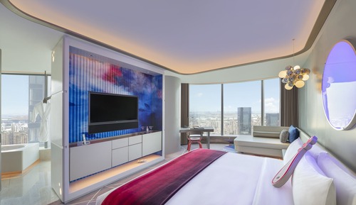 Spectacular Room, Habitación, 1 cama de matrimonio grande, vistas a la ciudad