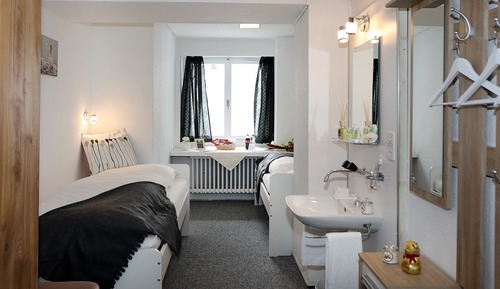Habitación doble, baño compartido