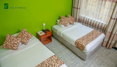 Habitación estándar con 2 camas individuales, 2 camas individuales, vistas a la ciudad