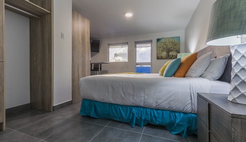 Suite estudio Deluxe, 1 cama de matrimonio grande, balcón