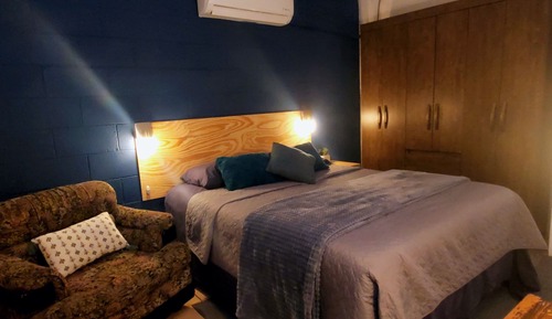 Suite estudio junior, baño privado, vistas al jardín