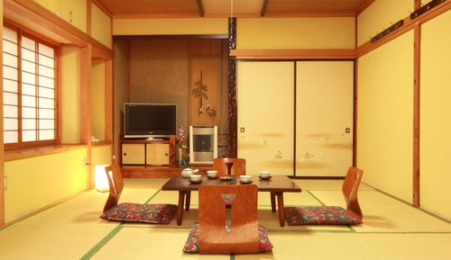 Habitación tradicional, baño compartido (Japanese Style, for 7 Guests)