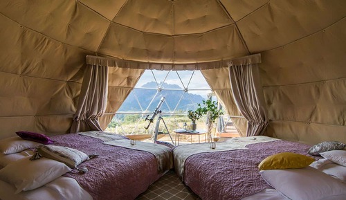 Habitación individual de lujo, no fumadores, vistas a la montaña (Tent)