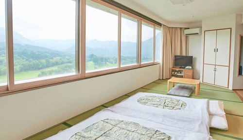 Habitación individual superior, no fumadores, vistas a la montaña (Japanese style, 4 Futons)