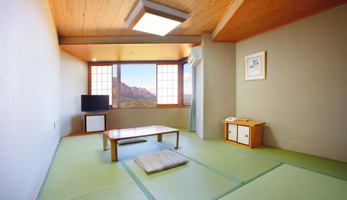 Habitación individual estándar, no fumadores, vistas a la montaña (Japanese style, 3 Futons)