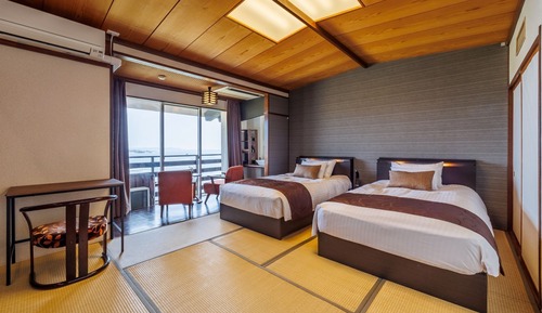 Habitación con 2 camas individuales, no fumadores, vistas al mar (for 1 Guest)