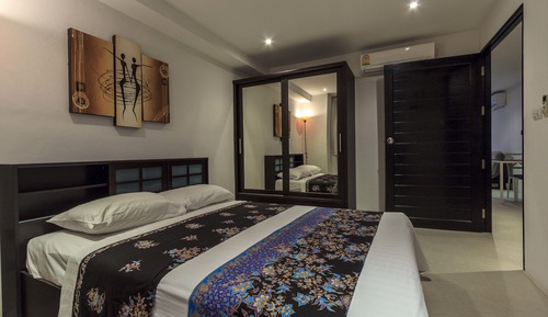 Apartamento, 1 cama de matrimonio con sofá cama, balcón, vistas a la piscina