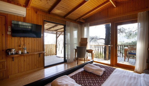 Casa Conforten un árbol, no fumadores, vistas a la montaña