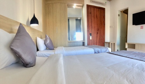 Habitación superior, 2 camas individuales, no fumadores, vistas a la ciudad