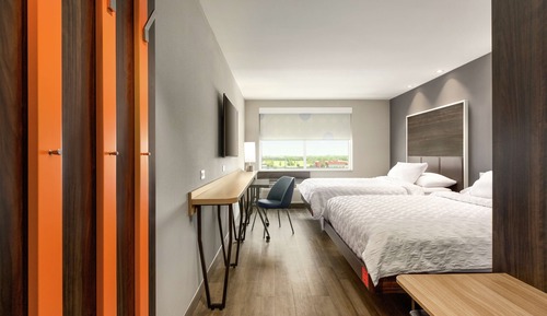 Habitación, 2 camas de matrimonio, accesible para personas con discapacidad (Hearing)