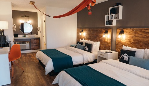 Habitación estándar, 2 camas de matrimonio