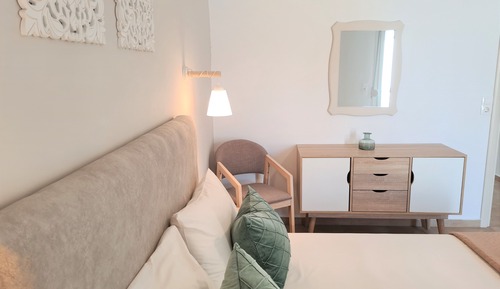 Apartamento superior, 1 habitación, lanai, mirando al mar (Kamelia)