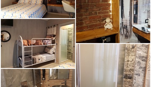 Habitación cuádruple, varias camas, baño privado