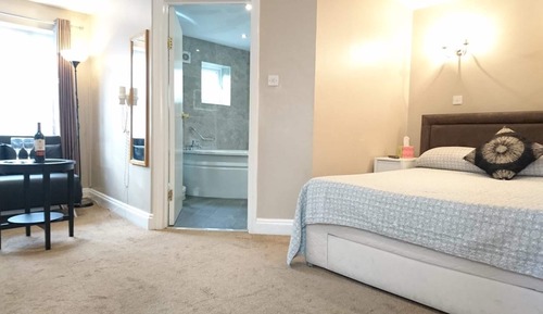 Habitación Deluxe doble, 1 cama doble, bañera