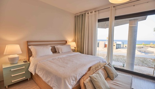 Villa de lujo, 2 habitaciones, cocina, vistas al mar