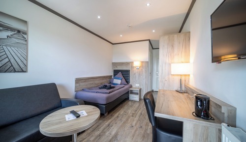 Habitación individual, vistas al canal