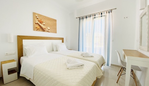 Habitación cuádruple de lujo, 2 habitaciones, vistas al jardín