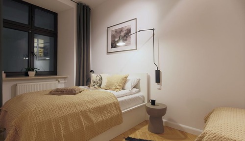 Apartamento Deluxe, 1 habitación, cocina básica, vistas a la ciudad (Bracka 15/6 Street)