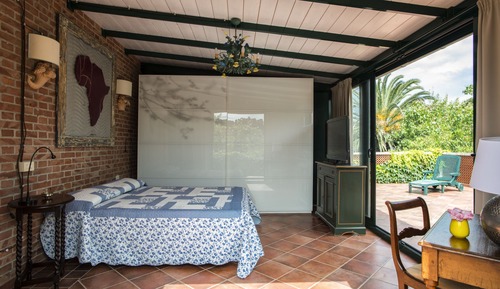 Bungalow, terraza, vistas al mar