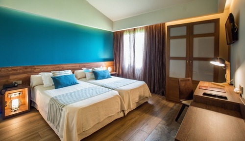 Habitación con 1 cama doble o 2 individuales