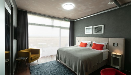 Habitación Deluxe con 1 cama doble o 2 individuales, 1 cama de matrimonio grande, vistas a la colina