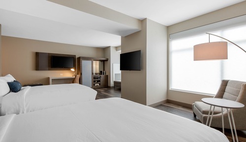 Habitación, 2 camas de matrimonio, accesible para personas con discapacidad, no fumadores