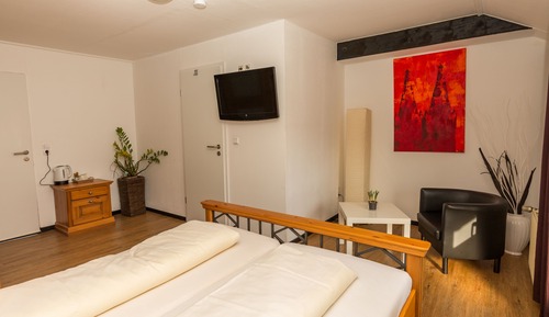 Habitación estándar doble, baño privado, vistas al patio