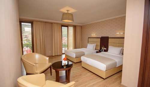 Habitación estándar con 2 camas individuales, vistas a la ciudad (A / B Building)